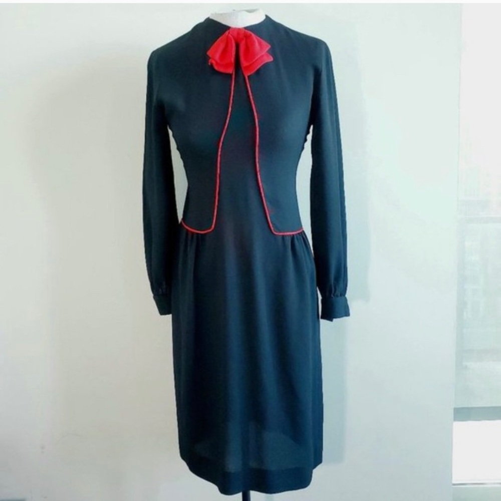 Vintage Albert Nipon Wool Dress - image 4